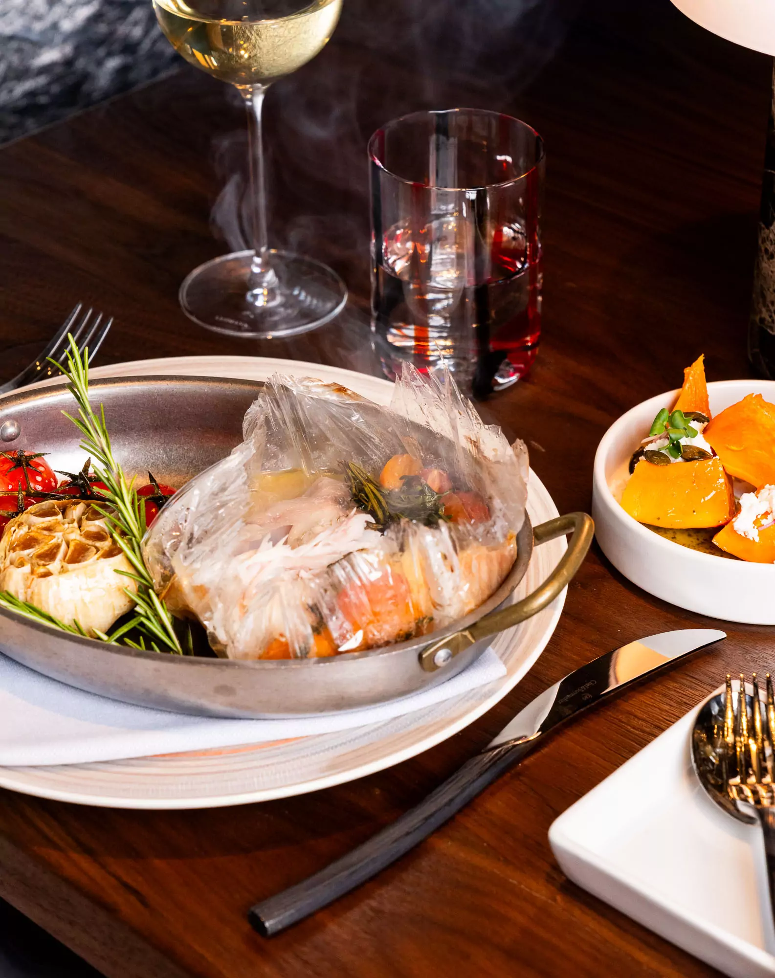 Reportage photo W Verbier, nouvelle carte restaurant