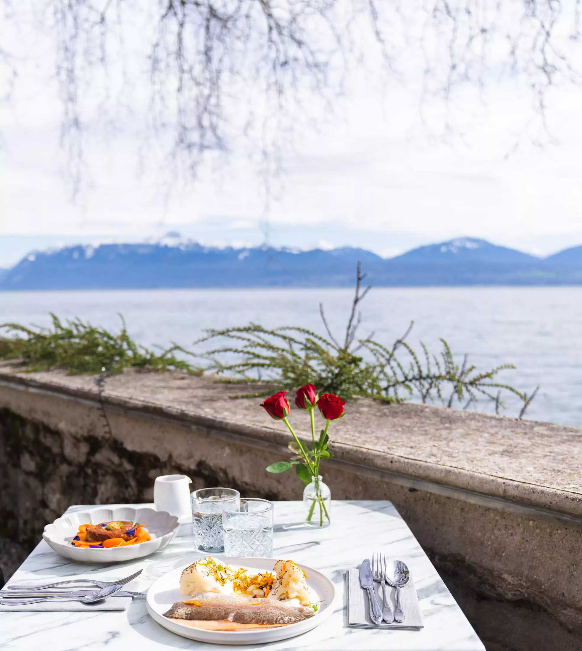 Restaurant Café du Manoir, bord du lac, gastronomie Suisse