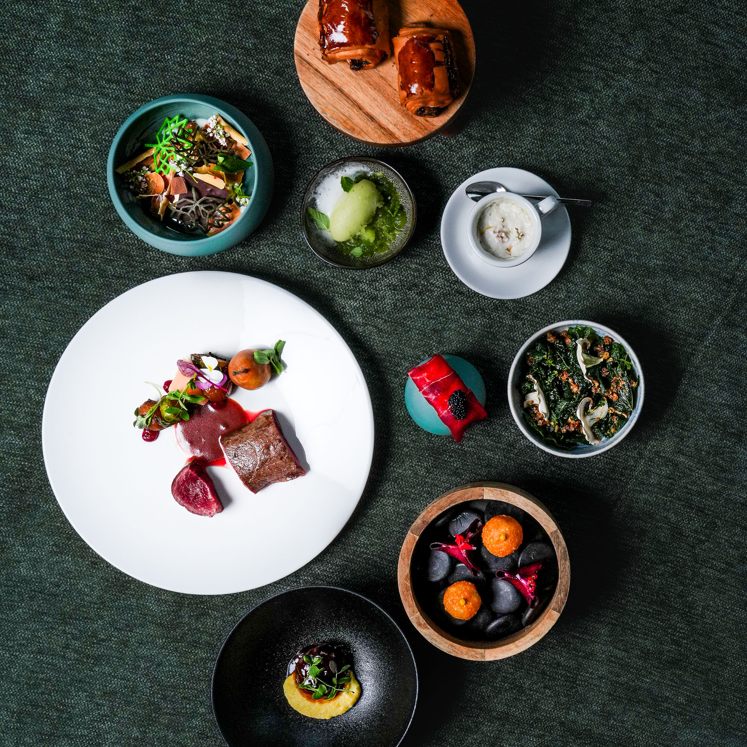 Photographie de plats pour restaurant gastronomique