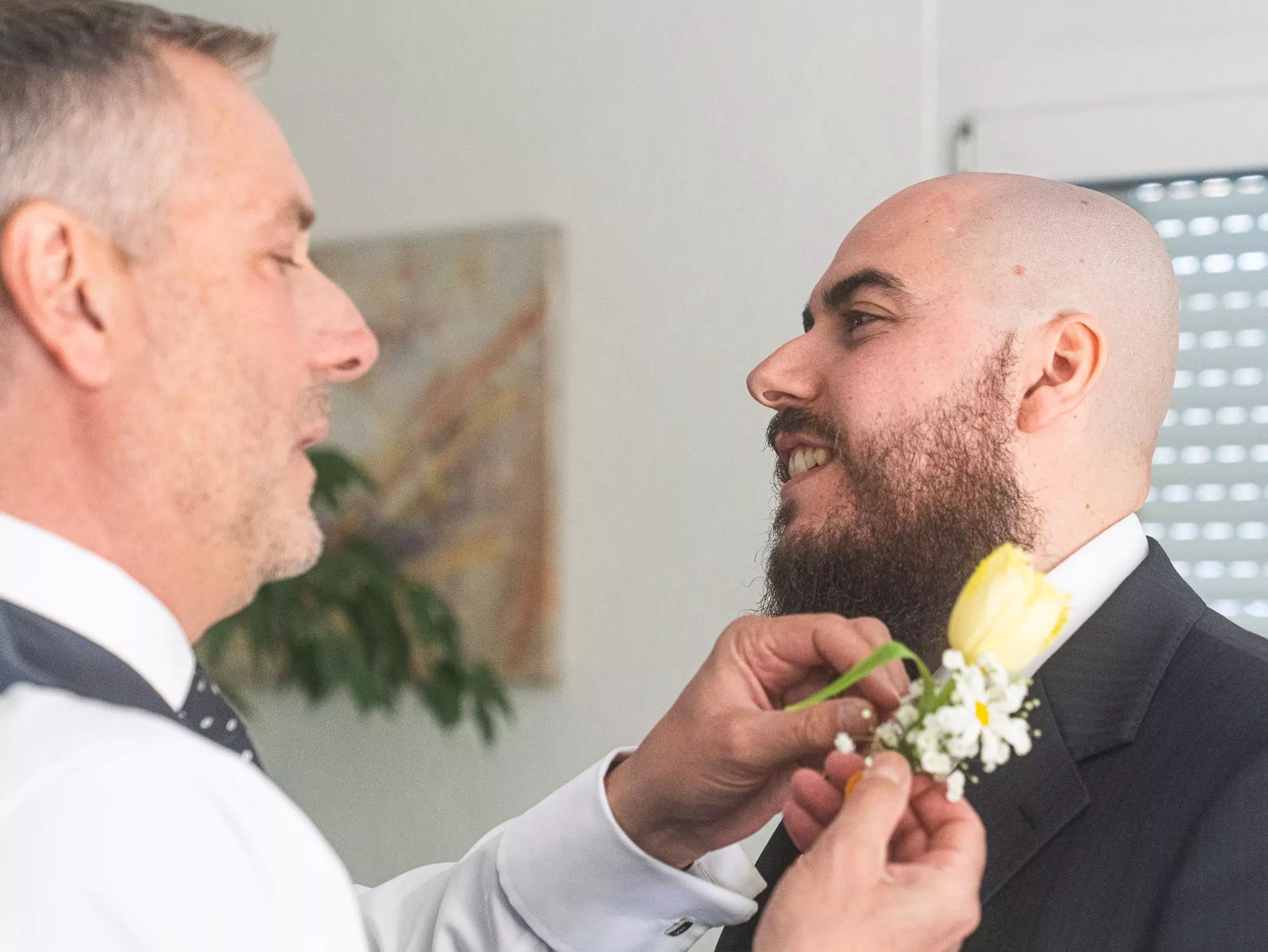 Regard échangé, mariage Château de Crissier Vaud